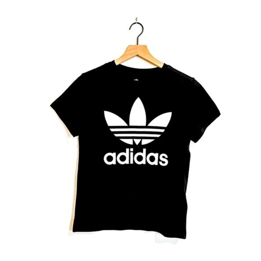 Adidas amplifier tee Mens black basic Bos graphic shirt New Size Large